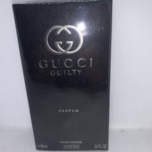 Gucci Guilty Parfum For Men Pour Homme 3 Oz 90 Ml Brand New In Sealed Box - £133.67 GBP