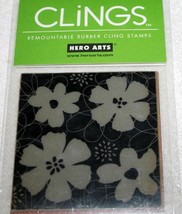 New Hero Arts Cling Stamp Floral Garden Rubber Stamp CG107 Scrapbooking Craft - £3.05 GBP