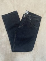 Hudson Jeans Sz 28 Dark Rinse “Carly Midrise Straight” Excellent Used Co... - £29.51 GBP