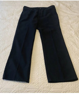 Vintage Wrangler Pants Mens 40 X 32 Actual 40 Waist Polyester Black 82NV - $21.91