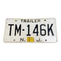 Vintage 1979 New Jersey Collectible Trailer License Plate Original Tag #... - $18.69
