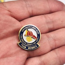 Los Angeles County Fire Dept Firefighter&#39;s Burn Relay Team Member Pin 7/... - $9.49