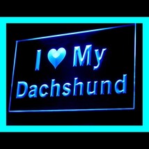 210108B I Love My Dachshund Loyalty Instruction Typical Extreme LED Light Sign - $21.99