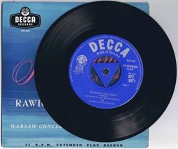 Mantovani Orchestra 45 rpm Rawicz Landauer Warsaw Concerto Cornish Rhapsody - £10.63 GBP
