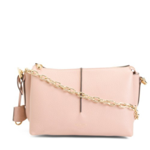 Radley London Hillgate Place Leather Chain Zip Top Crossbody - Pastel Pink - $2,563.94 MXN
