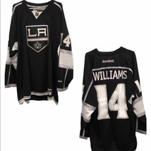 JUSTIN WILLIAMS 14 LOS ANGELES KINGS HOME REEBOK PREMIER NHL JERSEY - $238.99