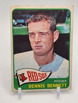 ⚾DENNIS BENNETT 1965 Topps Baseball #147 Boston Red Sox Vintage Baseball Card⚾ - £1.59 GBP