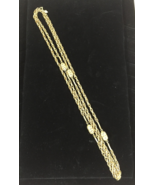 Vintage Sarah Coventry Goldtone Filigree Bead Necklace 54 Inch Spring Clasp - $225.80 MXN