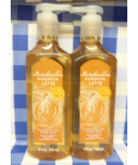 2 Bath &amp; Body Works Marshmallow Pumpkin Latte Cleansing Gel Hand Soap LQQK - $25.86 CAD