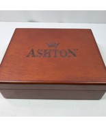 Ashton Cigar Box 9x7x3 Inch Tobacciana EMPTY Wood - $19.00