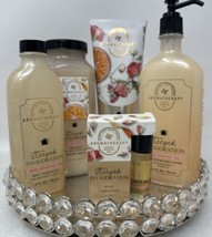 BBW Aromatherapy + Tangerine + Tea Gift Set ~Bubble Bath, Oil, Cream &amp; R... - $98.51