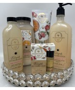 BBW Aromatherapy + Tangerine + Tea Gift Set ~Bubble Bath, Oil, Cream &amp; R... - £78.51 GBP