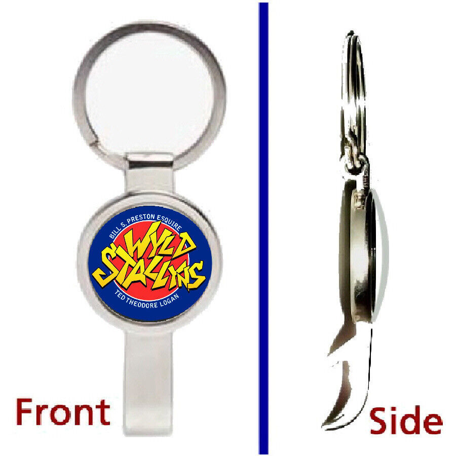 Primary image for Bill & Ted's Excellent Adventure Wyld Stallyns Pendant Keychain bottle opener