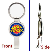 Bill &amp; Ted&#39;s Excellent Adventure Wyld Stallyns Pendant Keychain bottle o... - £11.26 GBP