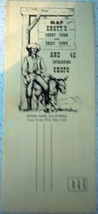 Vintage  Map Knott’s Berry Farm &amp; Ghost Town Brochure 1960s - $5.99
