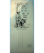 Vintage  Map Knott’s Berry Farm &amp; Ghost Town Brochure 1960s - $112.04 MXN