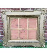 Antique Gold Gesso Wood Picture Frame BIG Ornate 37x42 Fits 22x27&quot; Mantl... - $5,644.84 MXN
