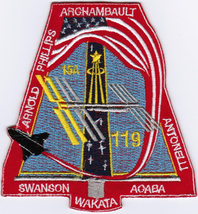 Human Space Flights STS-119 Discovery (36) USA Badge Embroidered Patch - £15.97 GBP+