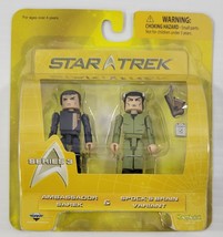 *B7) 2008 Star Trek Minimates Diamond Ambassador Sarek &amp; Spock&#39;s Brain V... - $14.84