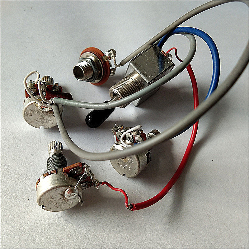 Korean Electric Guitar/Electric Bass Circuit, ALPHA B500k Volume A500k T... - $17.90