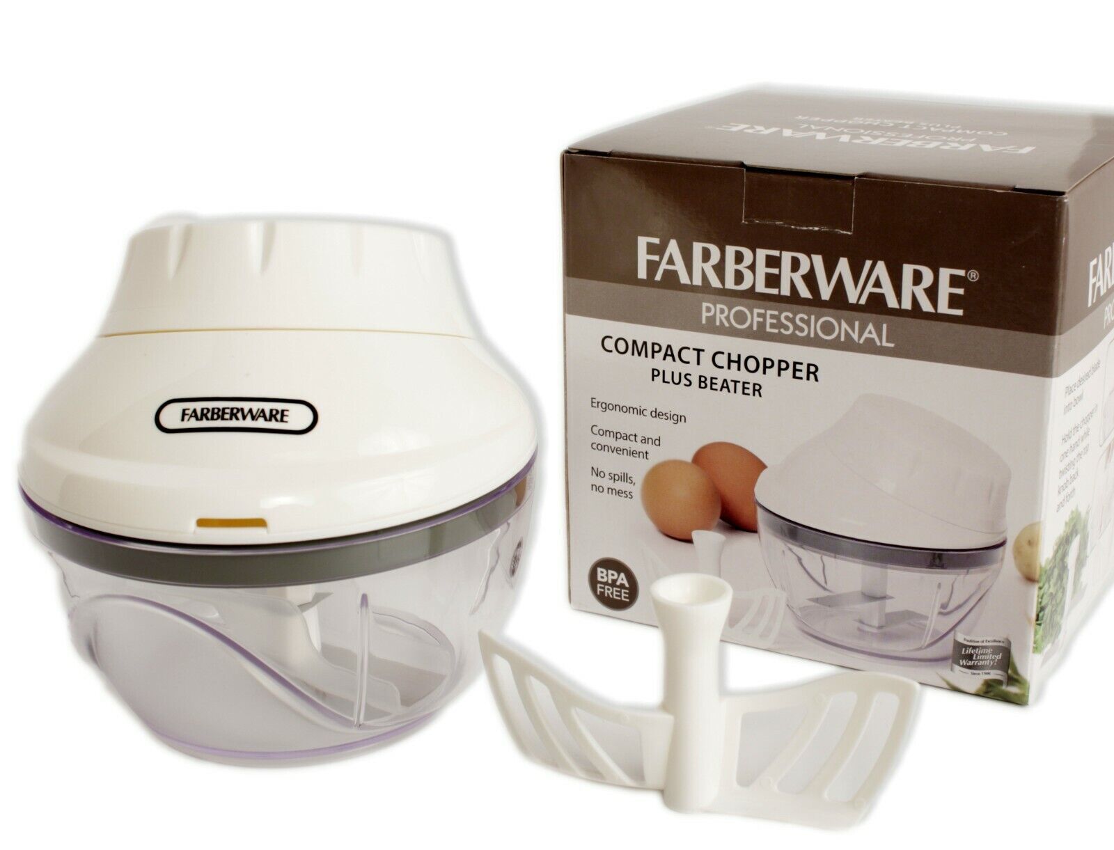 Farberware 5160266 Professional Compact Food Chopper with Beater Attachment - $15.42