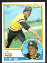 Pittsburgh Pirates Jim Bibby 1983 Topps Baseball Card #355 nr mt - £0.39 GBP