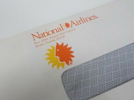 Vintage Late 1970&#39;s 80&#39;s National Airlines Unused Stationary Envelopes Company - £11.70 GBP