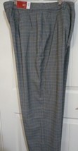 212 Collection Gray Plaid Pants Women’s 18W Average Curvy Fit Straight Leg  - $22.76