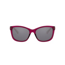 Oakley Women&#39;s OO9232 Drop-in Cateye Sunglasses, Crystal Raspberry Rose/Black Ir - £94.11 GBP