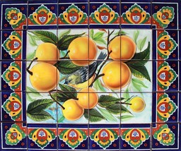 Mexican Talavera Mural HQ - Pajaro1 - - $225.00