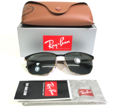 Ray-Ban Sunglasses RB3569 187/88 Gold Matte Black Square w Black Mirrored Lenses - £89.51 GBP