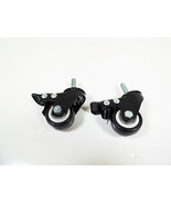 Furniture Swivel Caster Wheels with Brake 1-1/2&quot; x 3/4&quot; Wheel Threaded Stem - €9,01 EUR