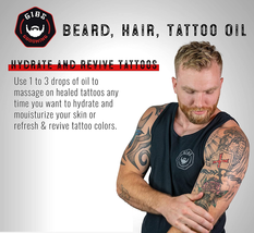 Gibs Manscaper Beard, Hair & Tattoo Oil, 1 fl oz image 7
