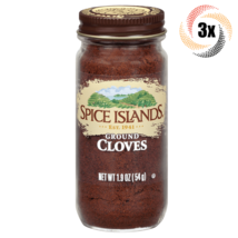 3x Jars Spice Islands Ground Cloves Seasoning | 1.9oz | Fast Shipping - $46.05