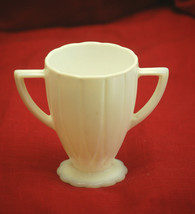 Old Vintage Depression Glass Newport Platonite White Hazel Atlas Open Su... - $12.86