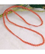 Natural NanHong Agate Beaded Necklace Beads Agate Necklace - £35.00 GBP