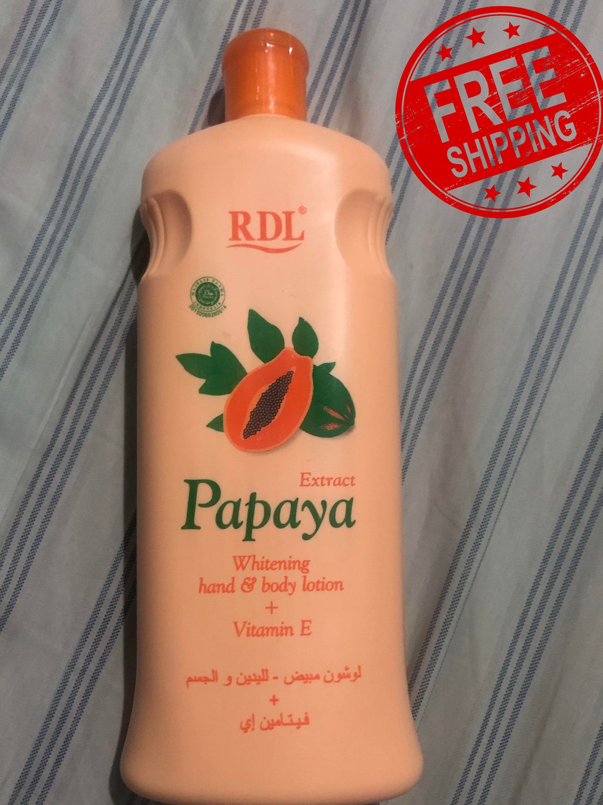 RDL Papaya Body Nourishing Moisturizing & whitening Lotion 600ml لوشن
