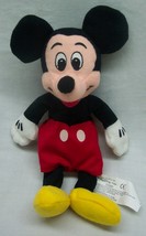 Walt Disney Store Classic Mickey Mouse 9&quot; Bean Bag Stuffed Animal Toy - £11.61 GBP