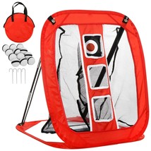 Pop Up Golf Chipping Net Putting Green Golfing Target Accessories Outdoo... - $28.56