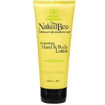 The Naked Bee Citron and Honey Natural Hand &amp; Body Lotion 2.25 ozTube Organic - £7.13 GBP