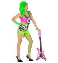 80's Neon Rock Star Costume - $33.43