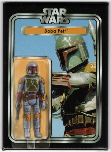 Star Wars Boba Fett Original Action Figure Image Refrigerator Magnet NEW... - $3.99