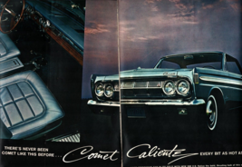 1964 Mercury Comet Caliente Luxury Car Blue 2 page SALES Ad.b7 - £19.27 GBP