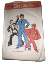 Simplicity 6696 Boy&#39;s Skeleton, Devil, and Astronaut Costumes, Size 7, 8... - $3.84