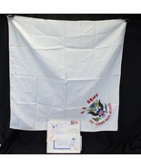 Fort Leonard Wood US ARMY Military Scarf 1956  28x28&quot; w/Original Box - $29.56 CAD