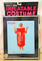 New 1988 Coca-Cola Adult Size Inflatable Costume Ben Cooper Item #3106  - £62.51 GBP