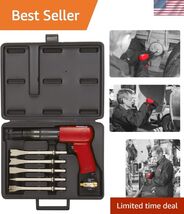 2300 BPM Air Hammer Kit - Heavy Duty Welding Tool with Chisel Set Included - $207.23