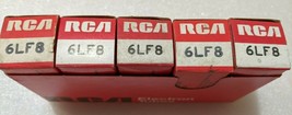 6LF8 One Sleeve (5) RCA Tubes NOS NIB Top Halo Foil Getter - £10.69 GBP