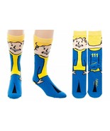 Character Collection Fallout Vault Boy Themed Men&#39;s Crew Novelty Socks 1... - $10.40