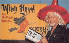 Houston Tx~Witch HAZEL- The Halloween QUEEN-ADVERTISING Postcard - £3.98 GBP